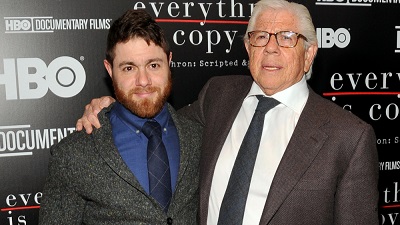 Max along with his father on a film promotinal program. Know about Bernstein's Career, occupation